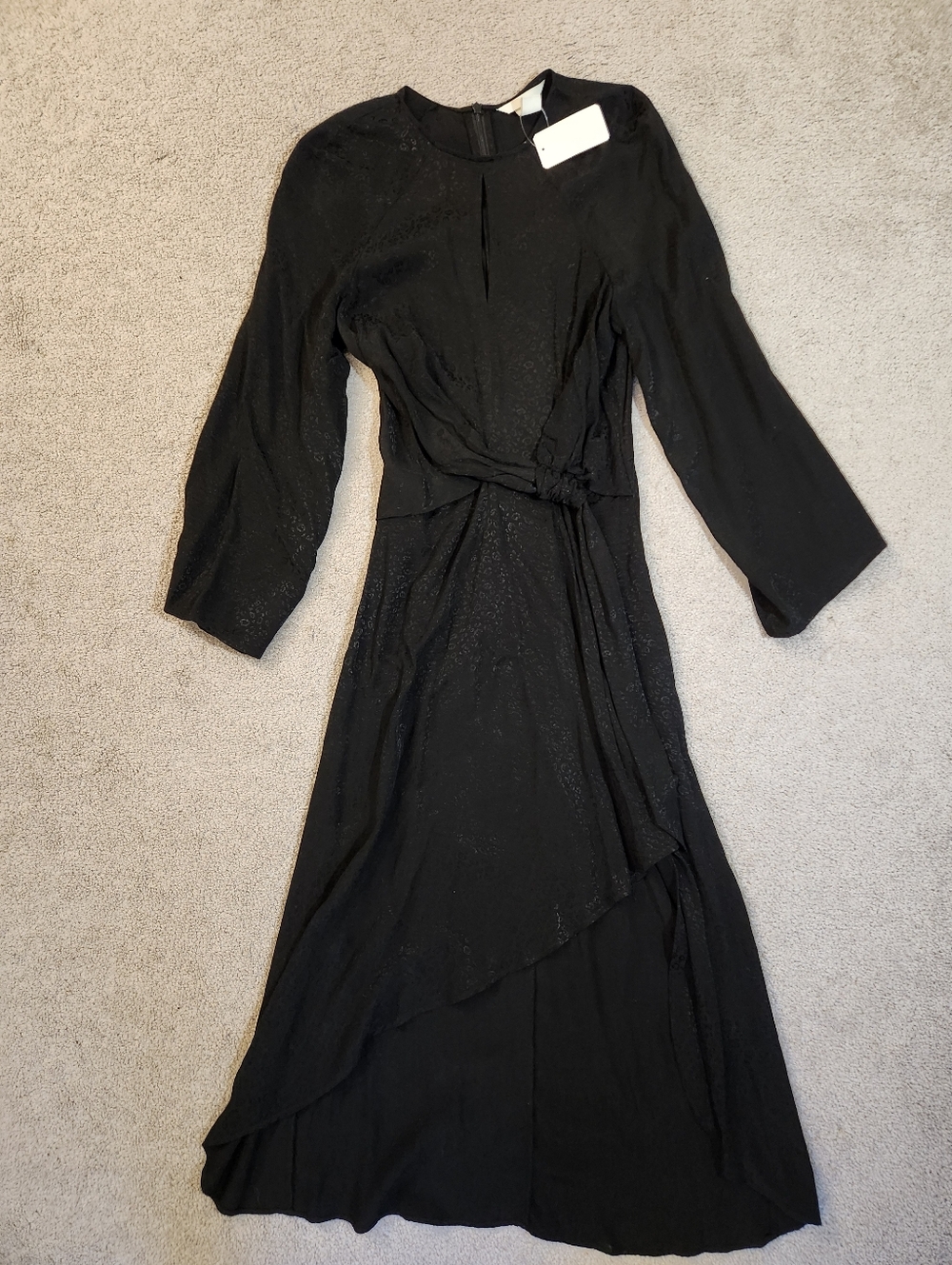 H&M Black Leopard Print Dress 0 XS